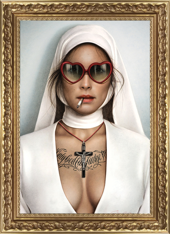 Confession artwork by Alexandre Granger featuring contemporary artistic style, capturing human vulnerability with intimate psychological composition.