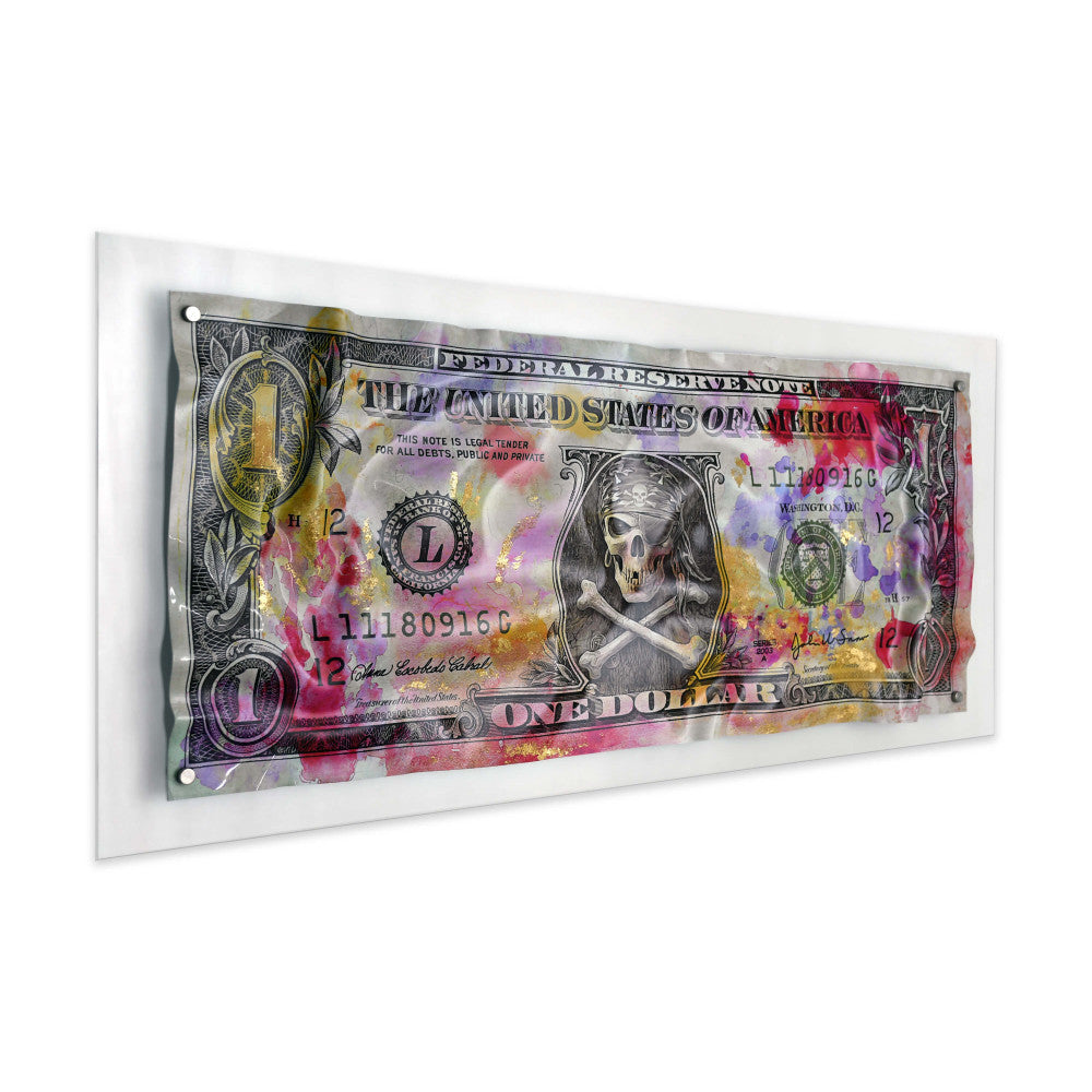 "Pirate Dollar" en Acrylique