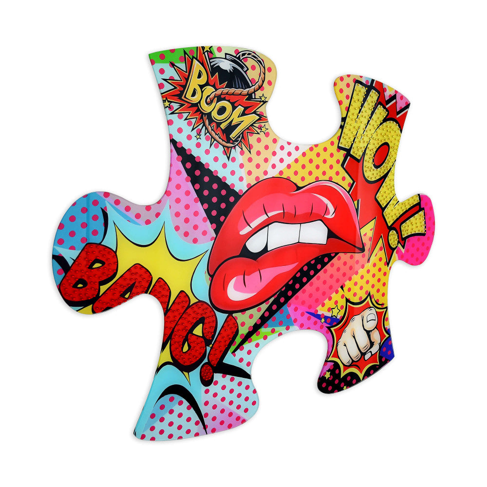 Acrylic Pop Art Mouth