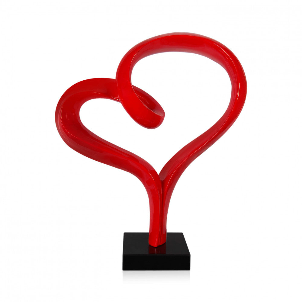 Little Red Heart Sculpture