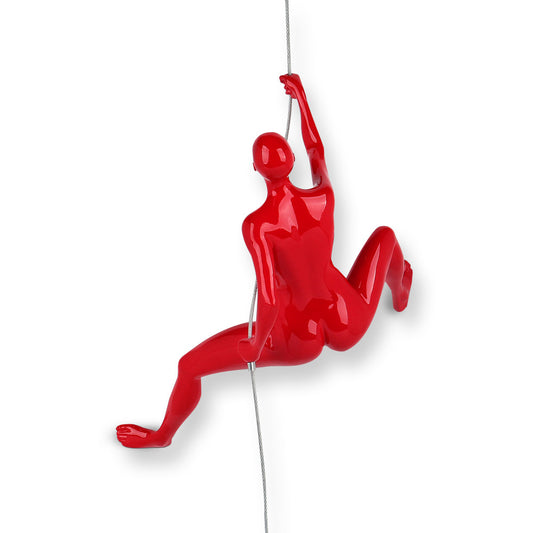 Female Climber Red