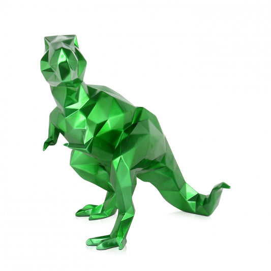 T-Rex en Origami Vert