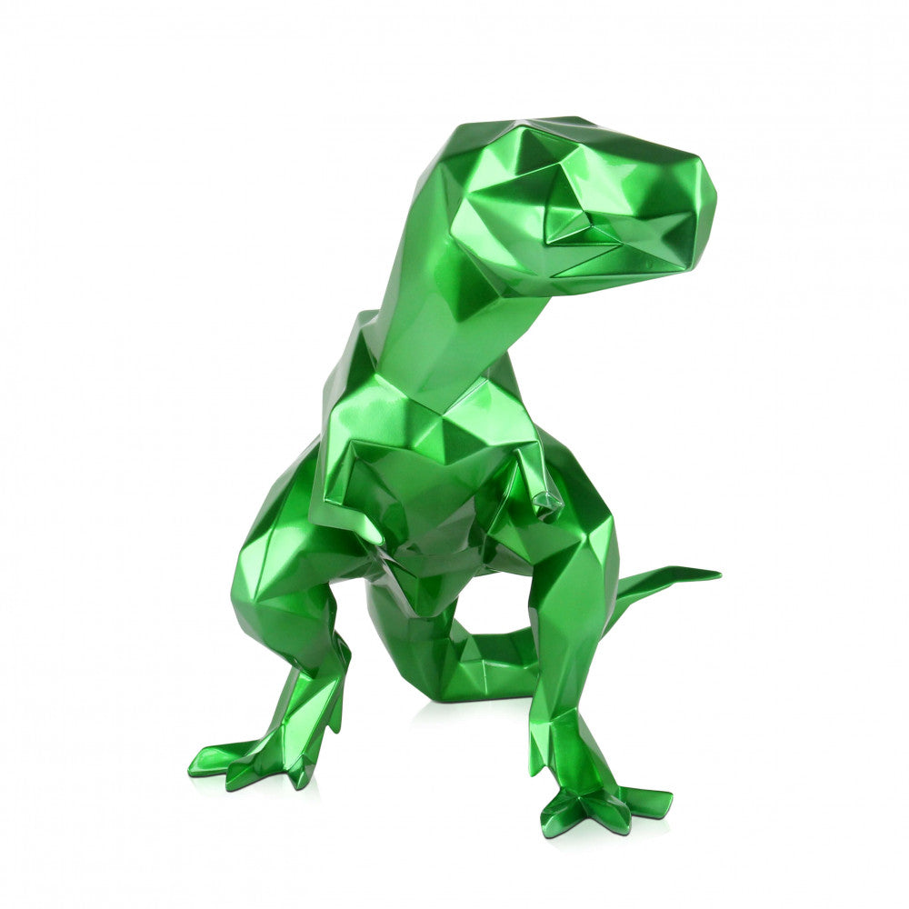 Green Origami T-Rex