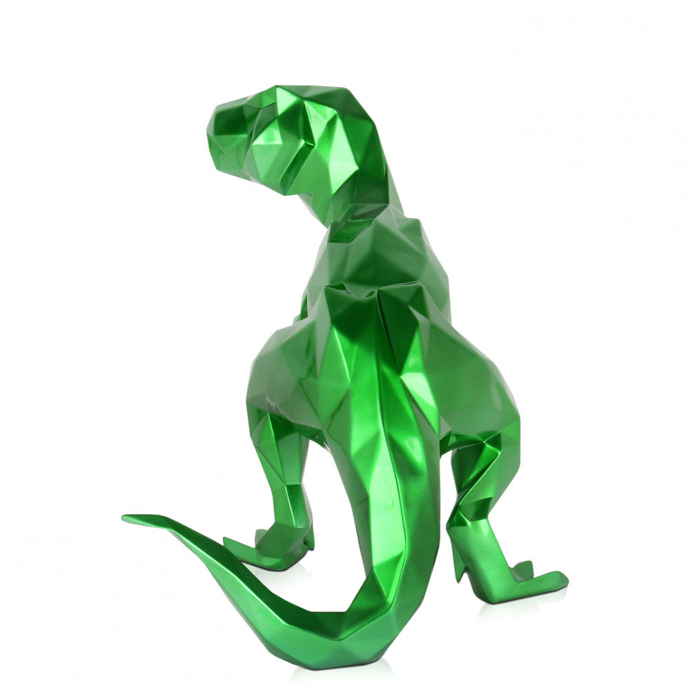 Green Origami T-Rex