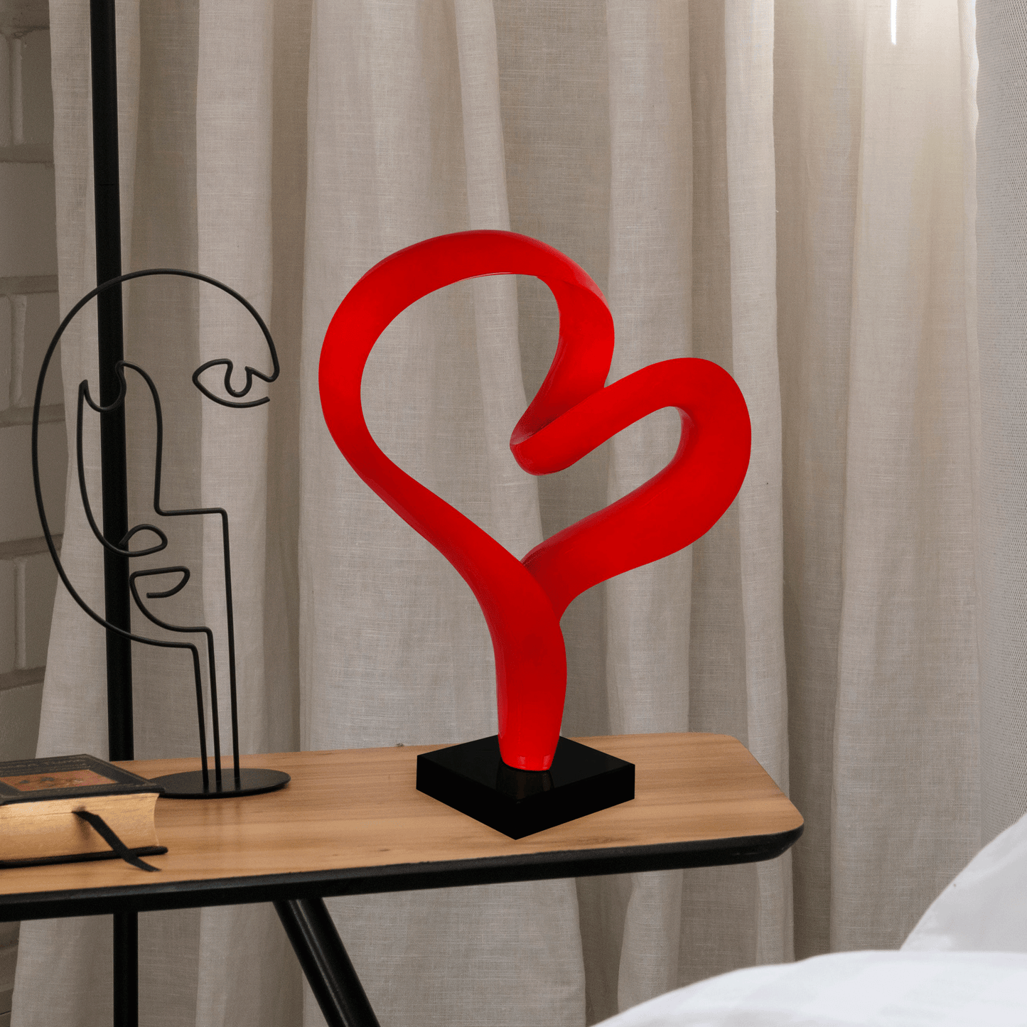 Little Red Heart Sculpture