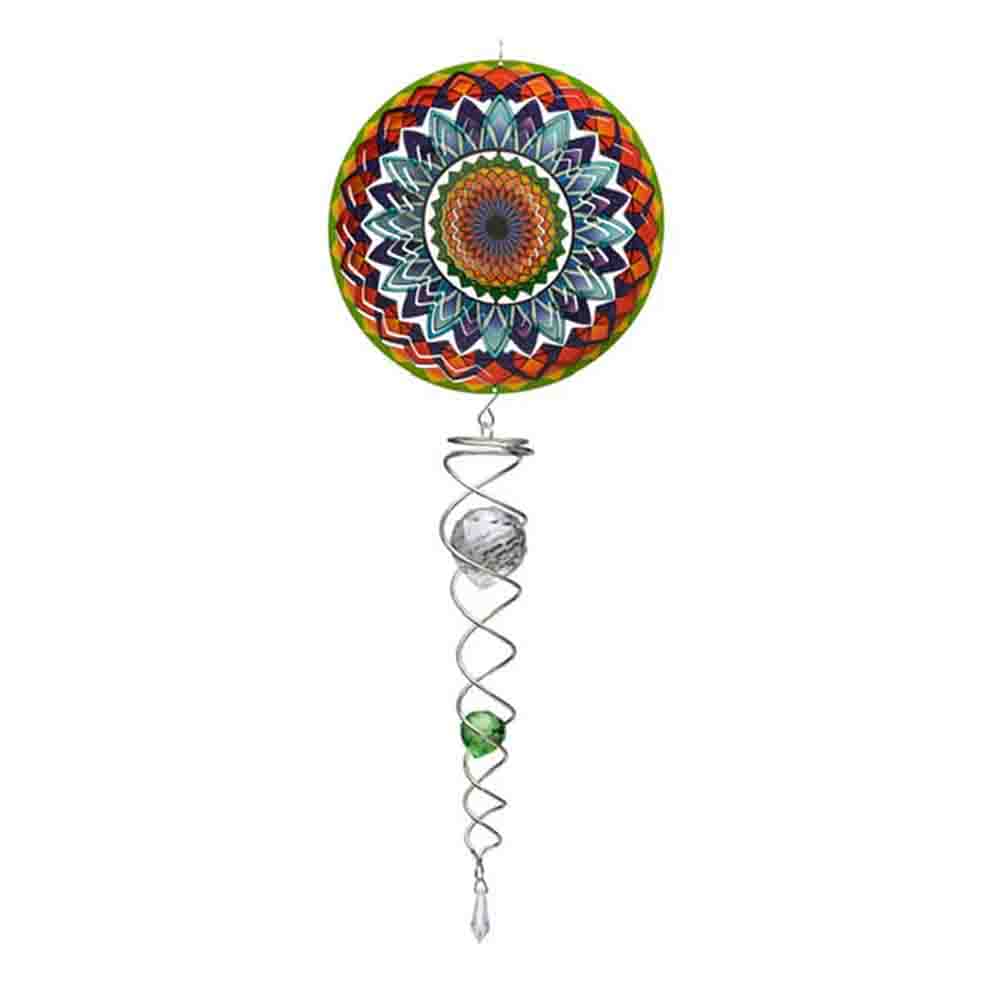 Mandala Rainbow Artist Crystal Tail