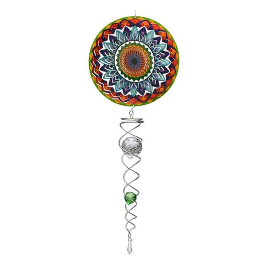 Mandala Rainbow Artist Crystal Tail