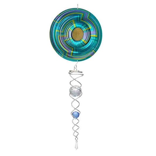 Mandala Swirl Artist Crystal Tail