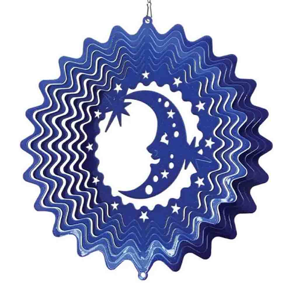 6" Moon & Stars Blue