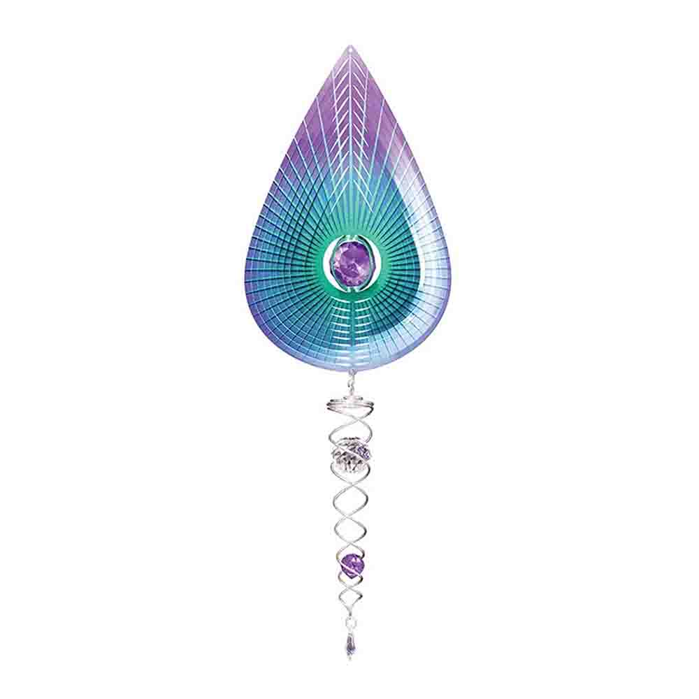 Purple Crystal Tear Drop Artist Crystal Tail